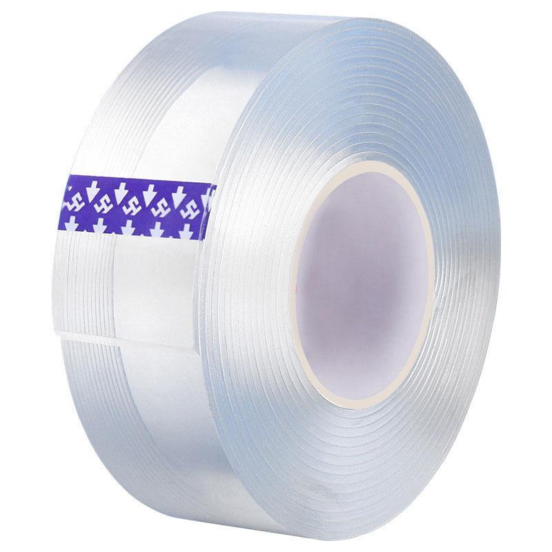 Avelena | 1/2/3/5M 50Cm Doppelseitiges Klebeband Waschbar Festteppich Spike Kleber Transparente Streifen Gekko Tape Klebe Gadget Acryl Universal