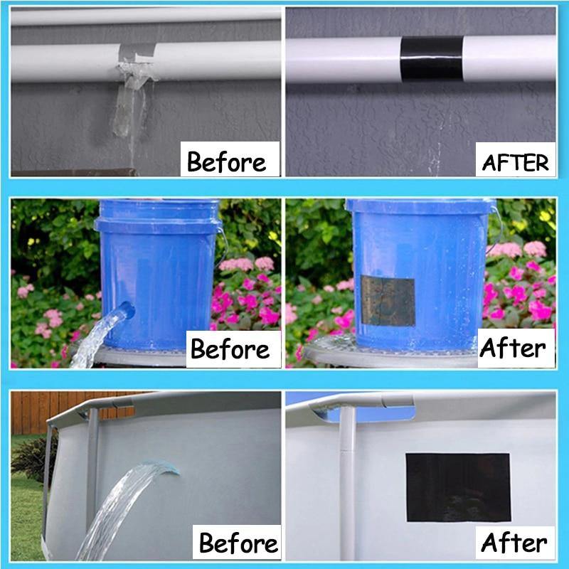 Avelena | 150Cm Super Starker Wasserdichter Tape Stop Leakage Seal Reparatur Tape Performance Selbstfix Tape Fiberfix Haftendes Isolierband