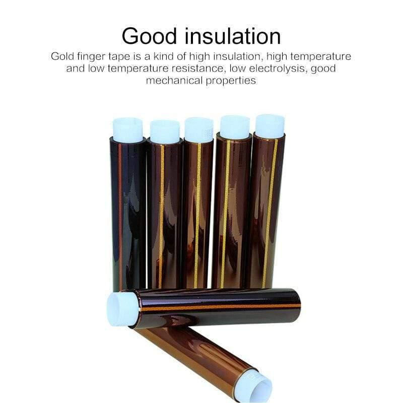 Avelena | 3/5/10/15/30/50Mm X33M Hochtemperatur-Hitzebeständige Isolierband Polyimidband Panel Schutz