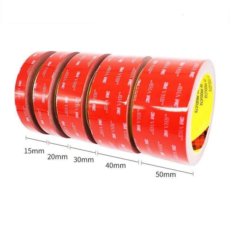 Avelena | 3M Vhb Acrylkleber Doppeltes Schaumklebeband Starker Haftungspad Ip68 Wasserdicht Hochwertig Wiederverwendbar Zuhause Auto Büro Dekor Aa8809