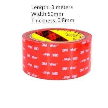 Avelena | 3M Vhb Acrylkleber Doppeltes Schaumklebeband Starker Haftungspad Ip68 Wasserdicht Hochwertig Wiederverwendbar Zuhause Auto Büro Dekor Aa8809