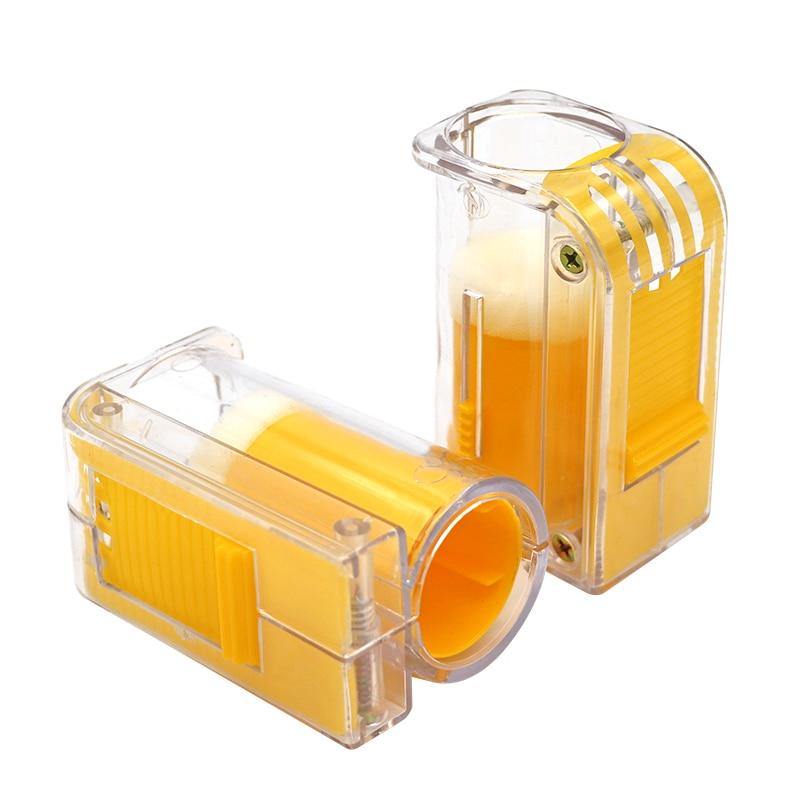 Avelena | 1Pcs Bienenkönigin Markierungs Käfig Marker Fänger Plastik Fänger Einhand Marker Flasche Kolben Imker Werkzeug Imkerei Ausrüstung 1Pcs