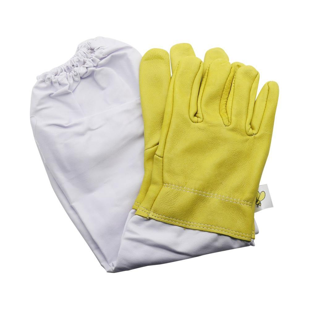 Avelena | Imkerei Schaffell Handschuhe Anti-Biene Anti-Stich für Professionelle Imkerei Imker Bienenzucht Werkzeuge 1 Paar