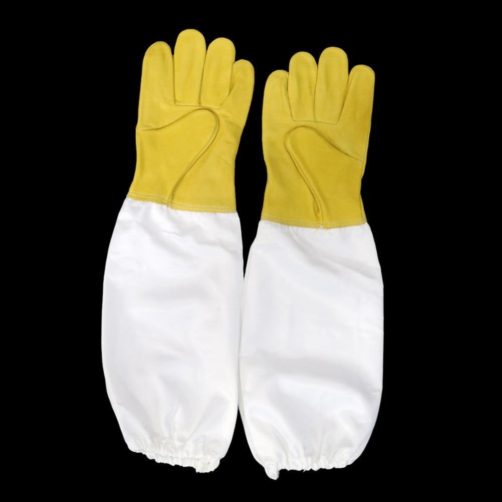 Avelena | Imkerei Schaffell Handschuhe Anti-Biene Anti-Stich für Professionelle Imkerei Imker Bienenzucht Werkzeuge 1 Paar