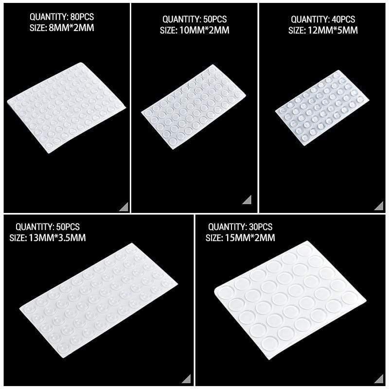 Avelena | Silikon Gummi Möbel Pads Küchenschrank Tür Pad Selbstklebende Puffer Stopper Dämpfer Polsterung Schutzpad Hardware