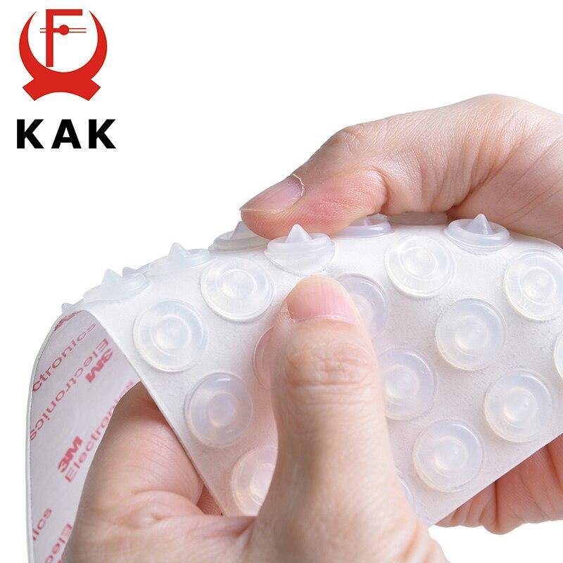 Avelena | Silikon Gummi Möbel Pads Küchenschrank Tür Pad Selbstklebende Puffer Stopper Dämpfer Polsterung Schutzpad Hardware