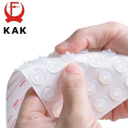 Avelena | Silikon Gummi Möbel Pads Küchenschrank Tür Pad Selbstklebende Puffer Stopper Dämpfer Polsterung Schutzpad Hardware