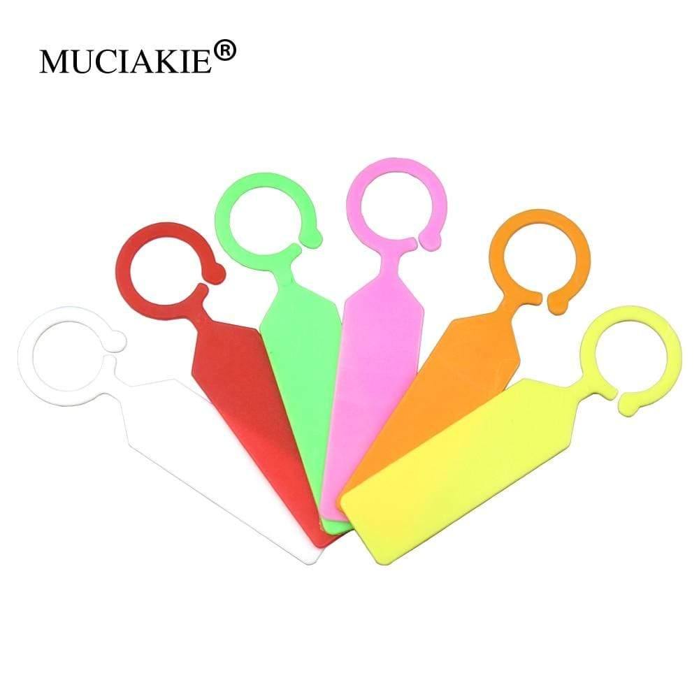 Avelena | 50Pcs Ring Plastik Hängeschilder Garten Pflanzen Topf Marker Wiederverwendbar Wasserdicht Dicke Haken Baum Etiketten Dekoration Werkzeug