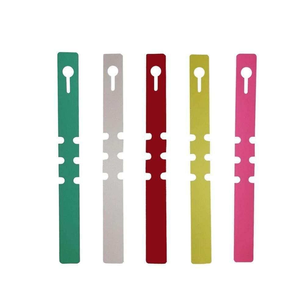 Avelena | Pvc Kunststoffe Pflanzenmarker Pflanzenetikett Pflanzenmarker für Garten Ring Pflanzenetikett 21*2Cm Wasserdicht Wiederverwendbar