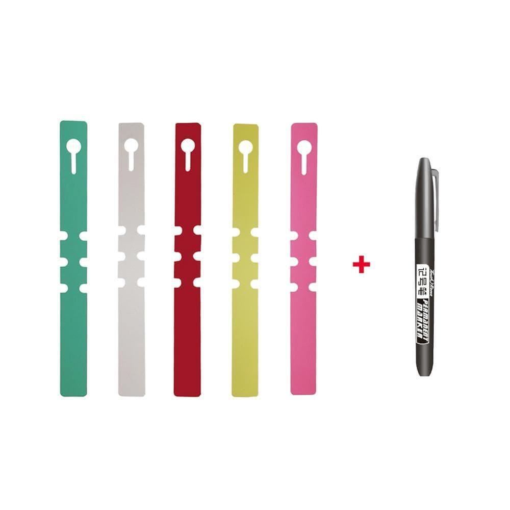 Avelena | Pvc Kunststoff Pflanzenmarker Pflanzenetikett Pflanzenmarker für Gartenring Pflanzenetikett 21*2Cm Wasserdicht Wiederverwendbar