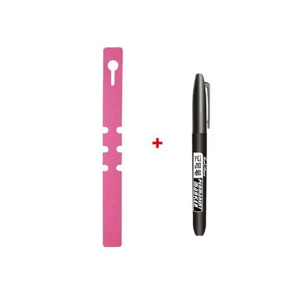 Avelena | Pvc Kunststoffe Pflanzenmarker Pflanzenetikett Pflanzenmarker für Garten Ring Pflanzenetikett 21*2Cm Wasserdicht Wiederverwendbar