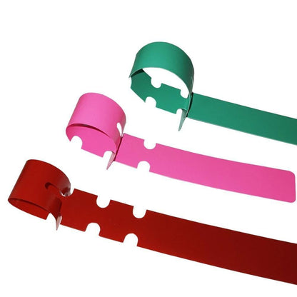 Avelena | Pvc Kunststoffe Pflanzenmarker Pflanzenetikett Pflanzenmarker für Garten Ring Pflanzenetikett 21*2Cm Wasserdicht Wiederverwendbar
