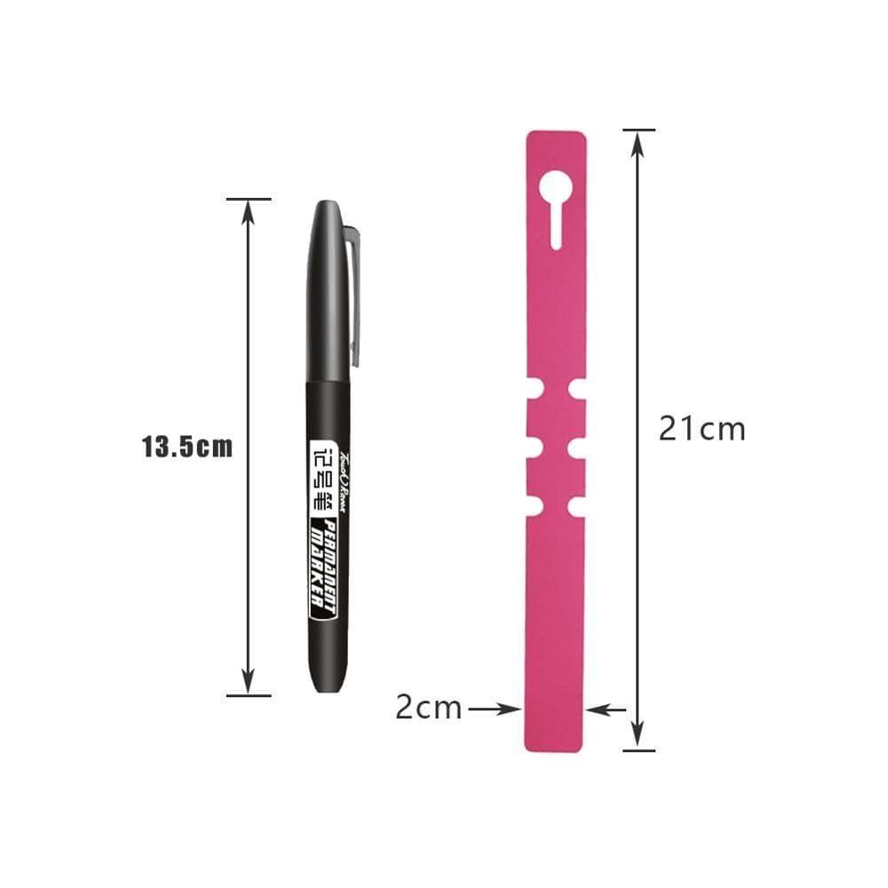 Avelena | Pvc Kunststoff Pflanzenmarker Pflanzenetikett Pflanzenmarker für Gartenring Pflanzenetikett 21*2Cm Wasserdicht Wiederverwendbar