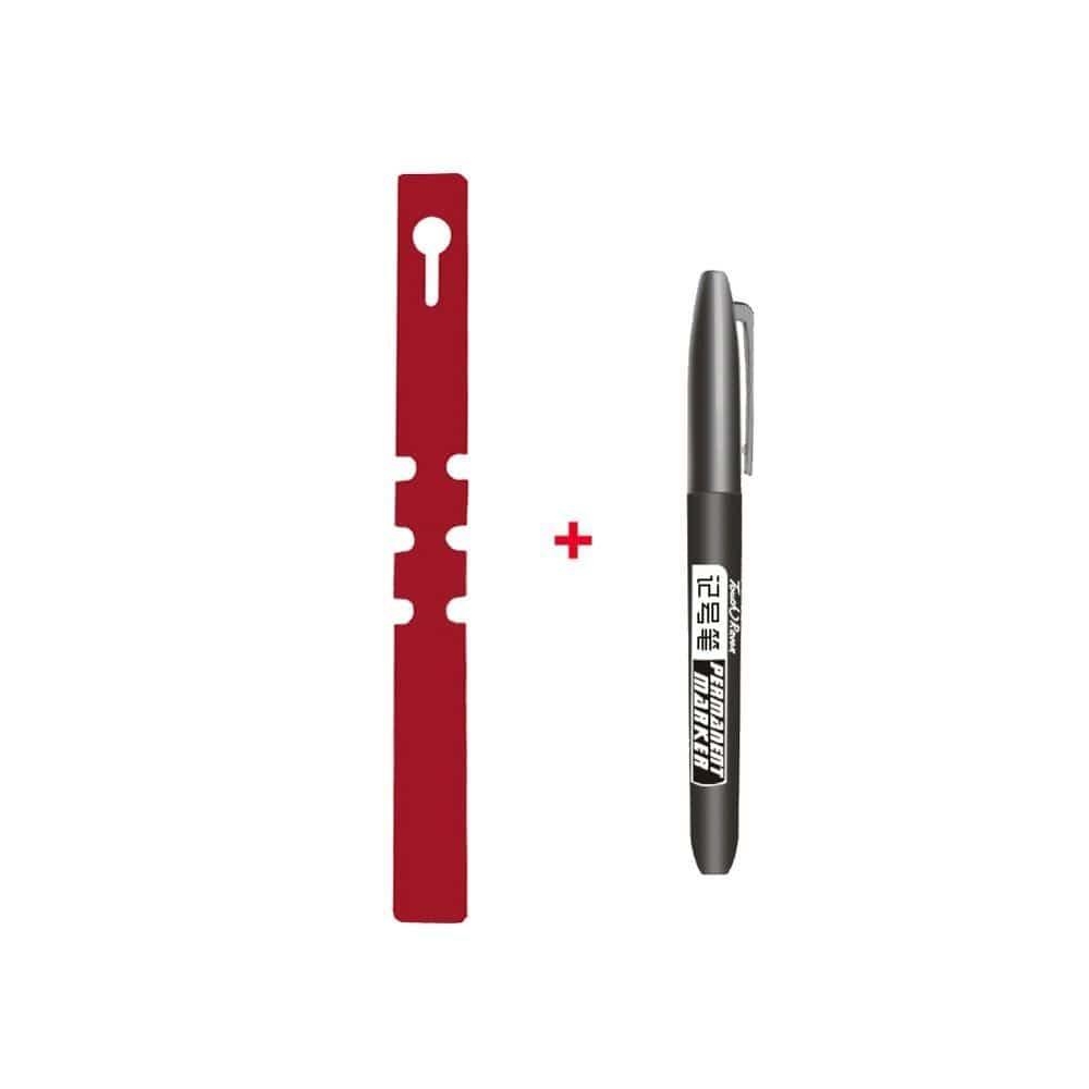 Avelena | Pvc Kunststoff Pflanzenmarker Pflanzenetikett Pflanzenmarker für Gartenring Pflanzenetikett 21*2Cm Wasserdicht Wiederverwendbar