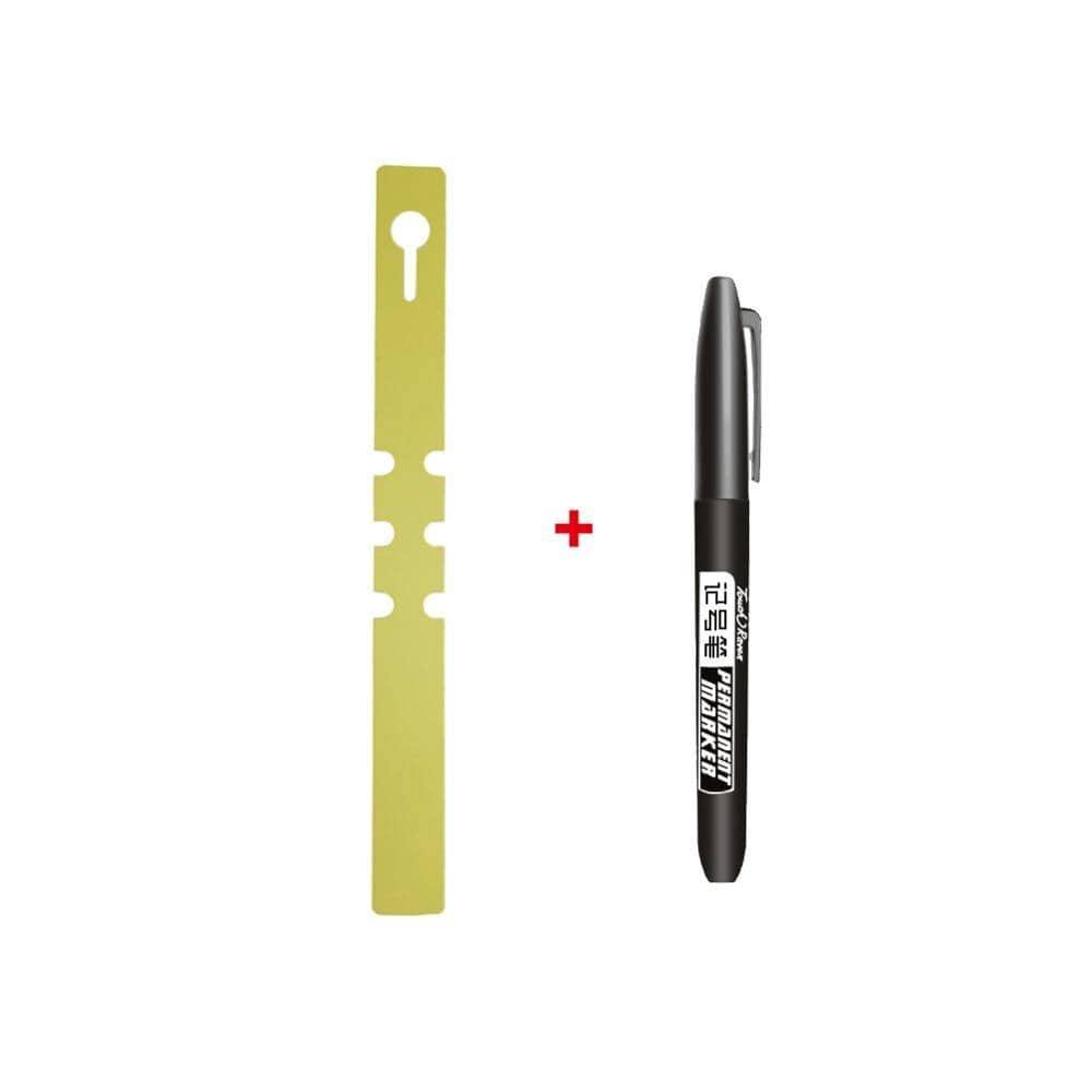 Avelena | Pvc Kunststoff Pflanzenmarker Pflanzenetikett Pflanzenmarker für Gartenring Pflanzenetikett 21*2Cm Wasserdicht Wiederverwendbar
