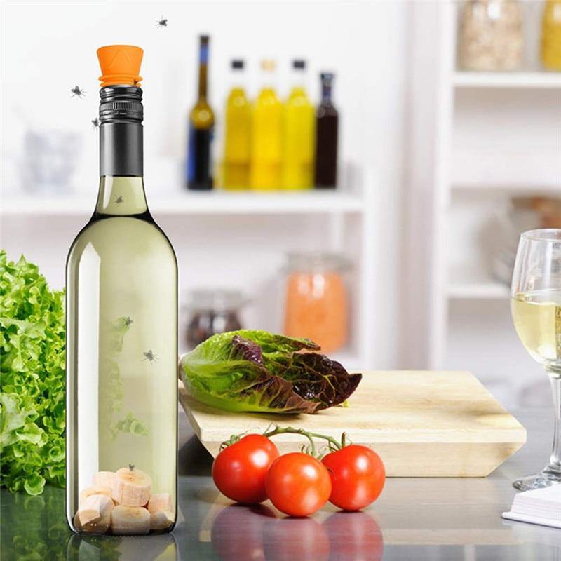 Avelena | Fliegenfalle Fall Insekt Trichterform Wespe Fliegen Obstfliegen Sicher Ungiftig Silikon Reinigungsmittel Insektenfalle