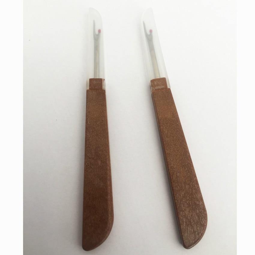 Avelena | 2017 Neue Kleeblatt 2Pcs4Pcs Stahl Kunststoffgriff Handwerk Garnschneider Nahttrenner Stichtrenner Nadel Kunst Nähwerkzeuge für Juki