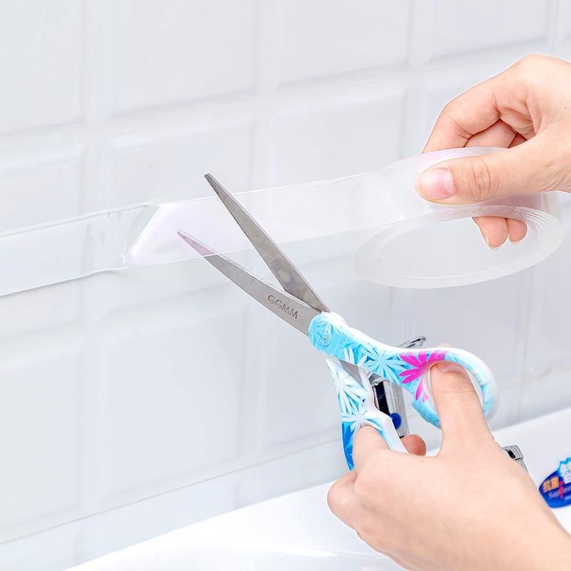 Avelena | Kreatives Magic Tape Keine Spuren Nano Tape Starker Nagelfreier Doppelseitiger Klebeband Washi Tape