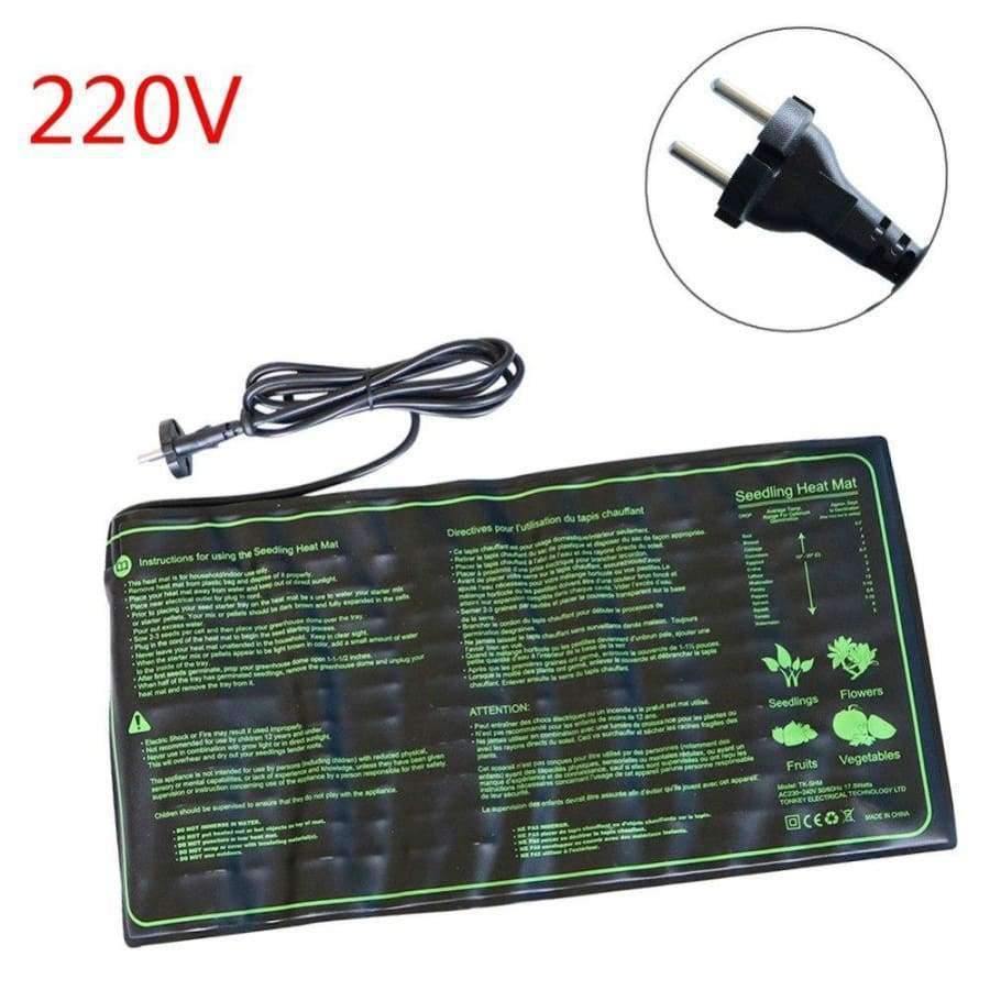 Avelena | Seedling Heizmatte Pflanzen Samen Keimung Wachstum Heizmatte 50X25Cm 110V/220V 18W Garten Gewächshausbedarf Us Uk Eu Stecker 1 Stk