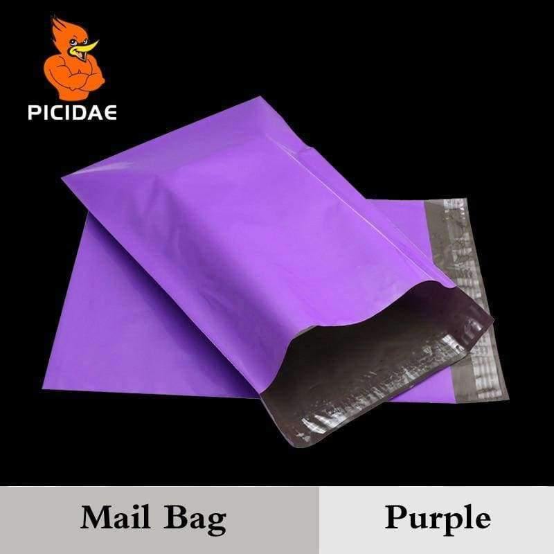 Avelena | Lila Farbe Umschlag Versandtasche Kurier Mailer Express Poly-Mailer Von Verpackung Versand Plastik Paket Selbstklebende Materialien