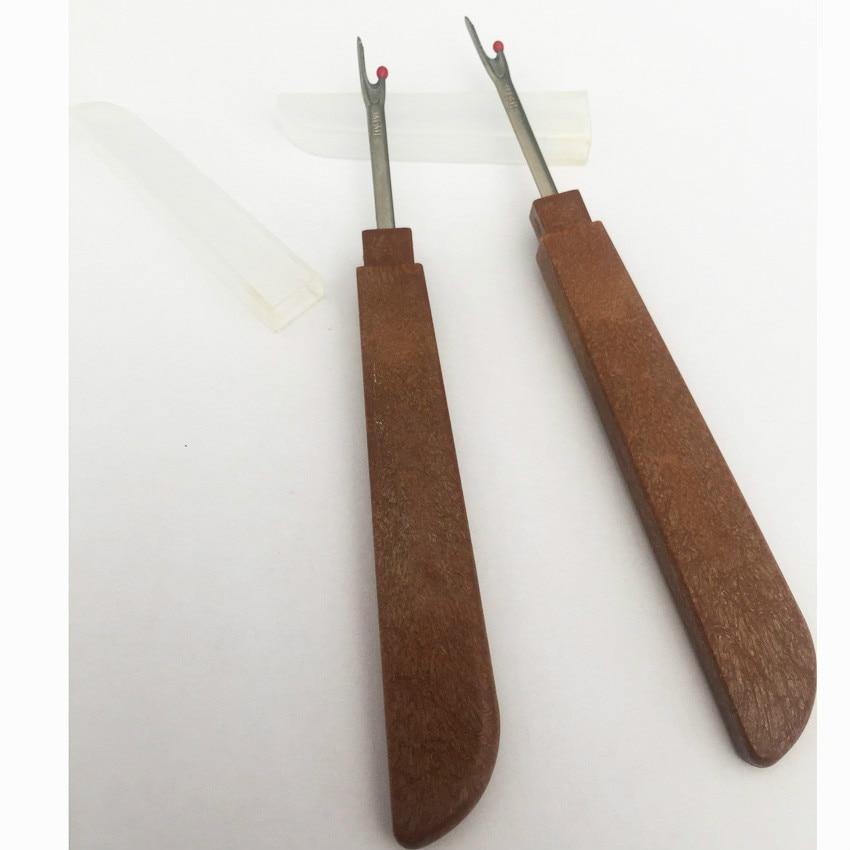 Avelena | 2017 Neue Kleeblatt 2Pcs4Pcs Stahl Kunststoffgriff Handwerk Garnschneider Nahttrenner Stichtrenner Nadel Kunst Nähwerkzeuge für Juki