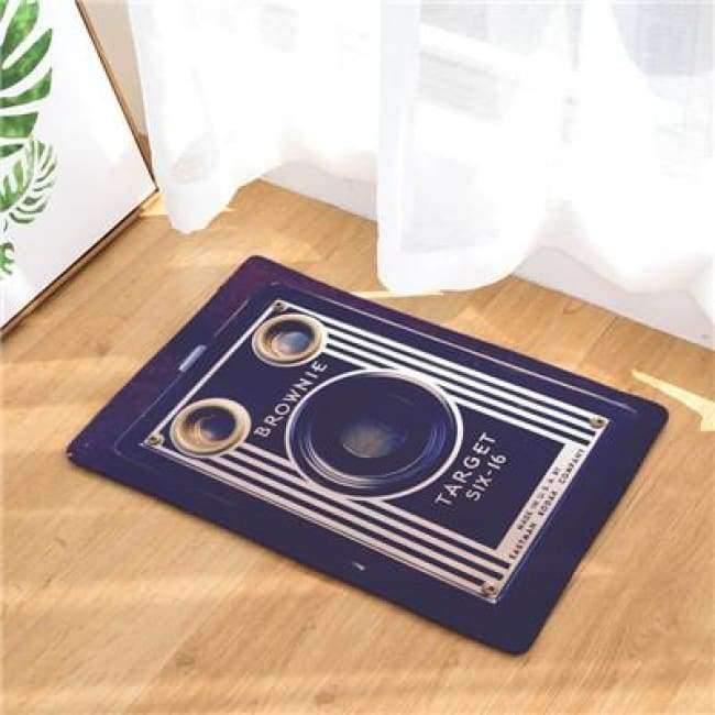Avelena | Kamera Matten Anti-Rutsch Boden Teppich 3D Tape Muster Druck Fußmatte Für Badezimmer Küche Eingangs Teppiche Wohnkultur 40X60 50X80Cm