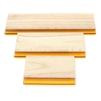 Avelena | 3 Stück Siebdruckfarbe Schaber Schablonen Werkzeuge 16Cm 24Cm 33Cm
