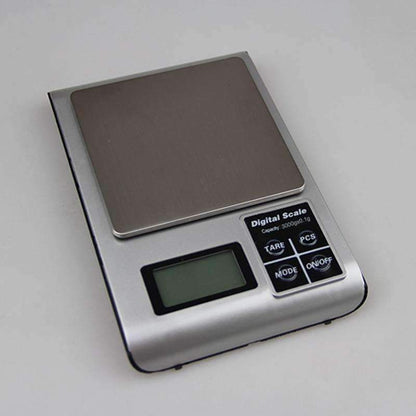 Avelena | 3000G/ 0.1G Digitale Hochpräzise Elektronische Waage Lcd-Anzeige Balance Tragbare Waage Edelstahl Schmuck Küchenwaage