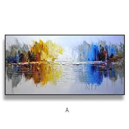 Avelena | Malknife Malerei Ölmalerei, Abstrakt Auf Leinwand 100% Handgemachte Kunst Moderne Kunst Wohnzimmer Wanddeko