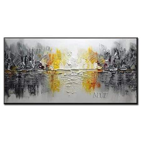 Avelena | Malknife Malerei Ölmalerei, Abstrakt Auf Leinwand 100% Handgemachte Kunst Moderne Kunst Wohnzimmer Wanddeko