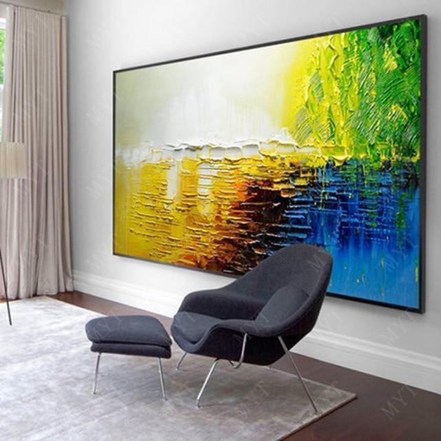 Avelena | Malknife Malerei Ölmalerei, Abstrakt Auf Leinwand 100% Handgemachte Kunst Moderne Kunst Wohnzimmer Wanddeko