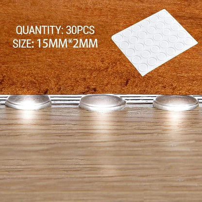 Avelena | 30-80 Körnung Silikon Türstopper Pad Transparent Gummi Küchenschrank Fänger Selbstklebender Dämpfer Puffer Möbelhardware