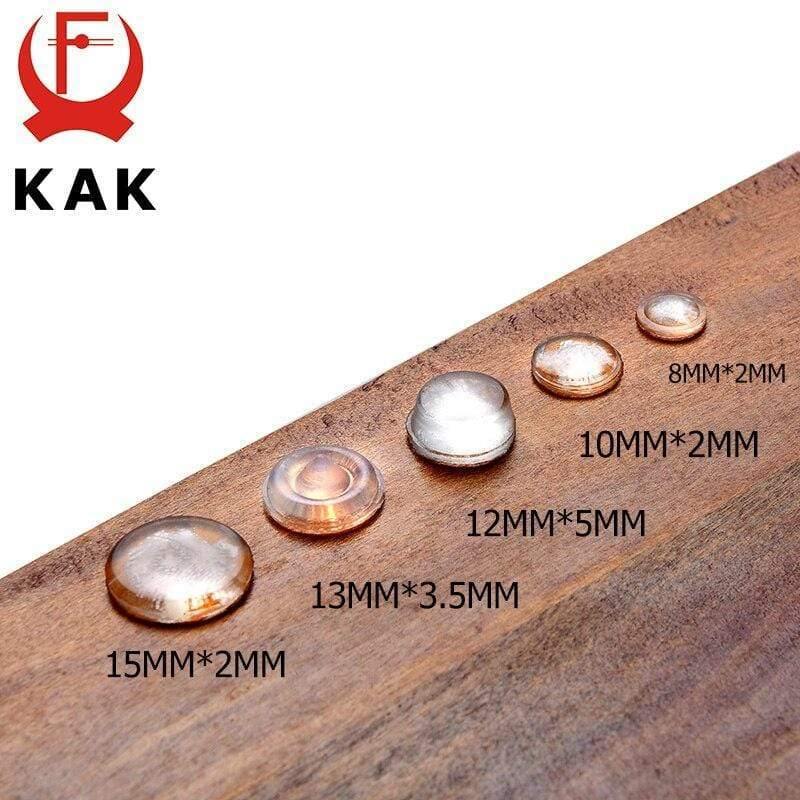 Avelena | 30-80 Körnung Silikon Türstopper Pad Transparent Gummi Küchenschrank Fänger Selbstklebender Dämpfer Puffer Möbelhardware