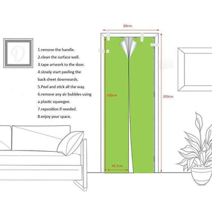 Avelena | 3D Tapete Schönes Küstenlandschaft Foto Wand Tür Wandbild Wohnzimmer Schlafzimmer Kreatives Diy Tür Aufkleber Pvc Vinyl Tapete