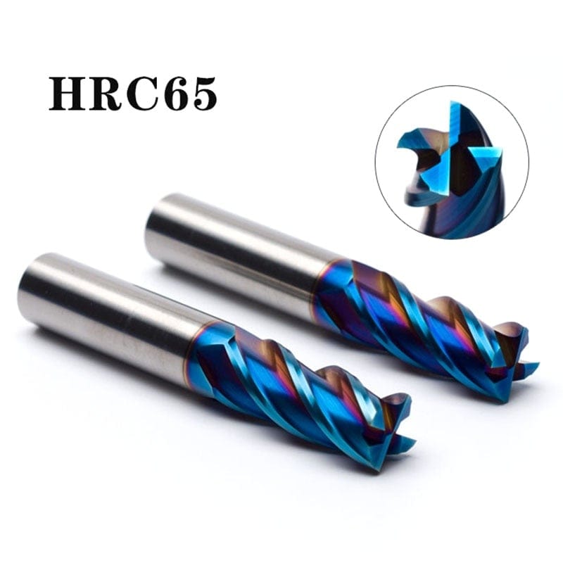 Avelena | 4-Flöten-Hrc65-Hartmetall-Fräser Hartmetall-Fräser Wolframstahl-Fräser Cnc-Werkzeuge