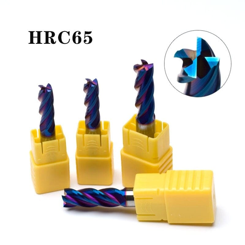 Avelena | 4-Flöten-Hrc65-Hartmetall-Fräser Hartmetall-Fräser Wolframstahl-Fräser Cnc-Werkzeuge