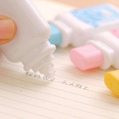 Avelena | 4 Stk/Los Süße Milch Korrekturband 6M Material Escolar Kawaii Schreibwaren Büro Schulbedarf Papelaria