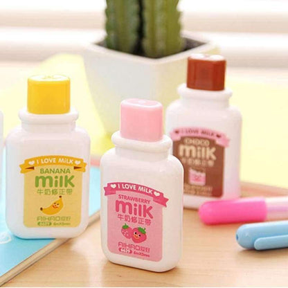 Avelena | 4 Stk/Los Süße Milch Korrekturband 6M Material Escolar Kawaii Schreibwaren Büro Schulbedarf Papelaria