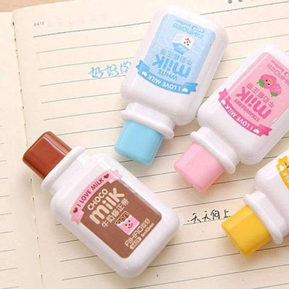Avelena | 4 Stk/Los Süße Milch Korrekturband 6M Material Escolar Kawaii Schreibwaren Büro Schulbedarf Papelaria