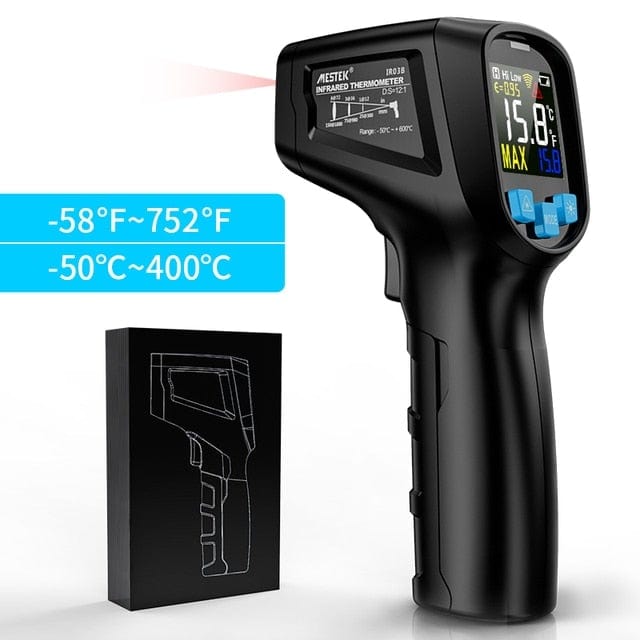 Avelena | Thermometer Digital 800 Grad Infrarotthermometer Thermalkamera Lasertemperaturen Pyrometer Hygrometer Thermostat Termometro