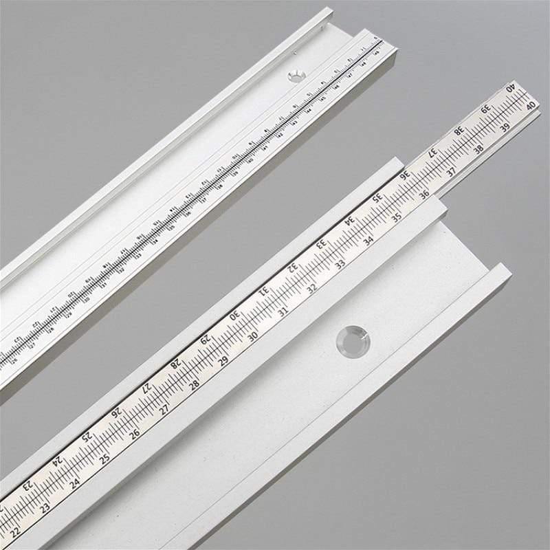 Avelena | 45 Typ T Schiene mit Maß Aluminiumlegierung T-Slots Gehrungsschiene 300-800Mm Diy Tischsägen Werkbank Holzverarbeitungswerkzeuge