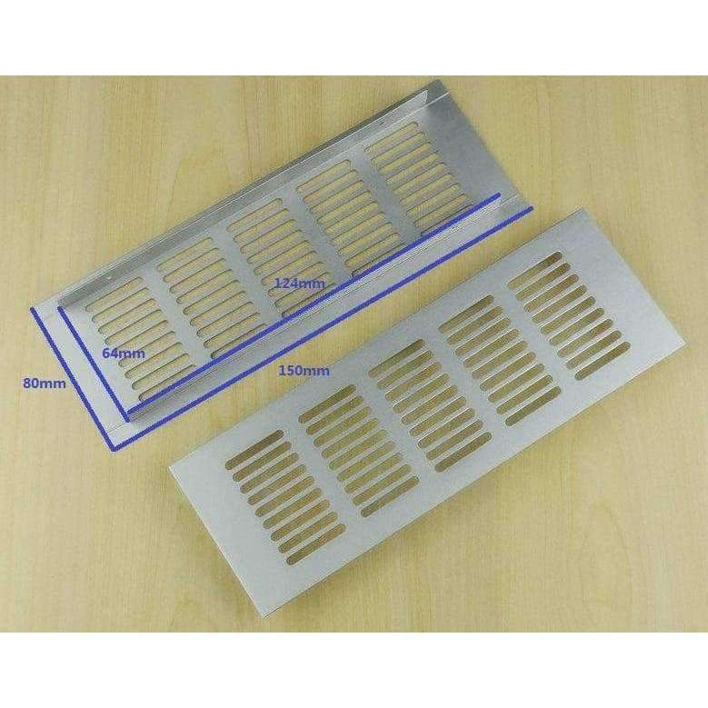 Avelena | 4Teile/Packung 150 80Mm Premintehdw Anodisiertes Aluminium Luftventil Ventilator Gitterabdeckung Belüftung Für Schrank Schuh
