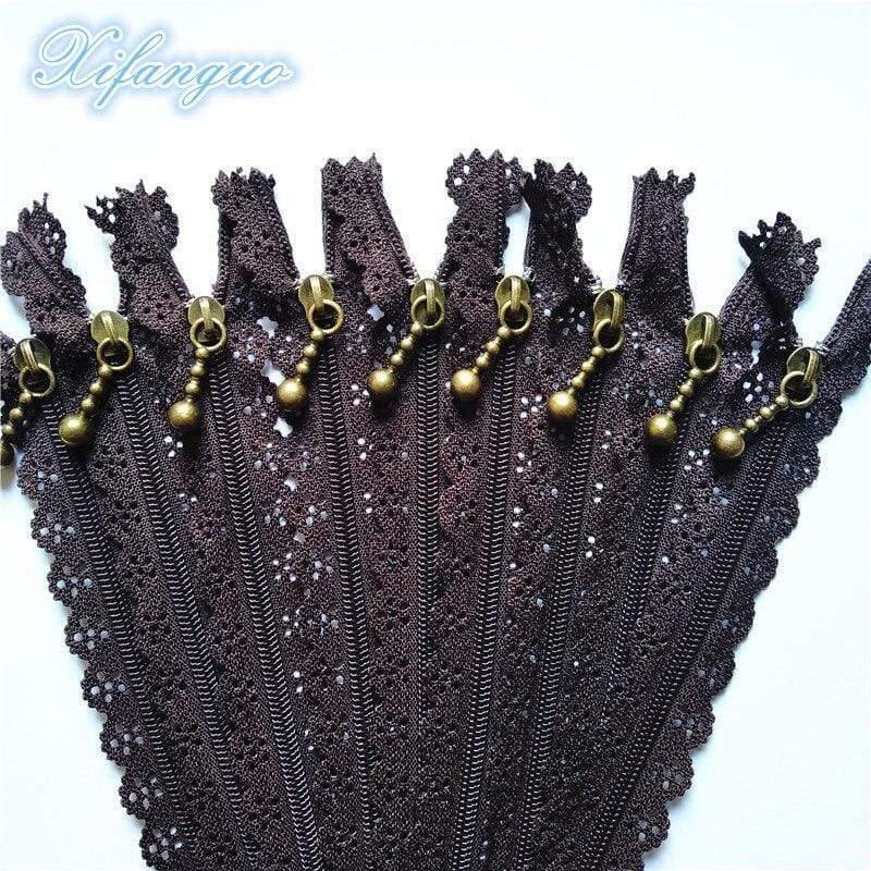 Avelena | 5/10Stm 25Cm 10 Zoll Diy 3# Nylon Spiral Blumenreißverschluss für Diy Nähen Schneiderhandwerk Bett Tasche 20 Farben #