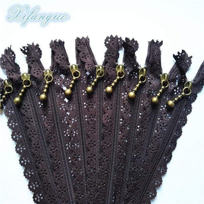 Avelena | 5/10Stm 25Cm 10 Zoll Diy 3# Nylon Spiral Blumenreißverschluss für Diy Nähen Schneiderhandwerk Bett Tasche 20 Farben #