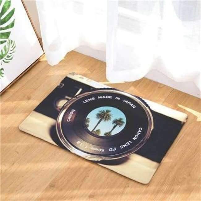 Avelena | Kamera Matten Anti-Rutsch Boden Teppich 3D Tape Muster Druck Fußmatte Für Badezimmer Küche Eingangs Teppiche Wohnkultur 40X60 50X80Cm