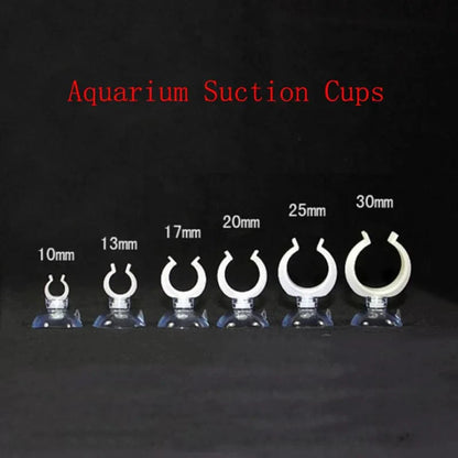 Avelena | 5 Stück Aquarium Saugnäpfe Luftschlauchhalter Saugfür Fischtankpumpe Sauerstoffluftschlauch Befestigungsclip 4/5 Mm Zubehör