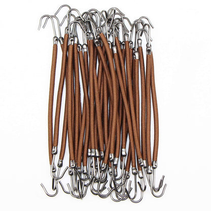 Avelena | 5 Stück Pferdeschwanz Gummibänder mit Haken für Frauen Mädchen Haargummis Haaraccessoires Styling-Werkzeuge Halter Bungee-Bänder