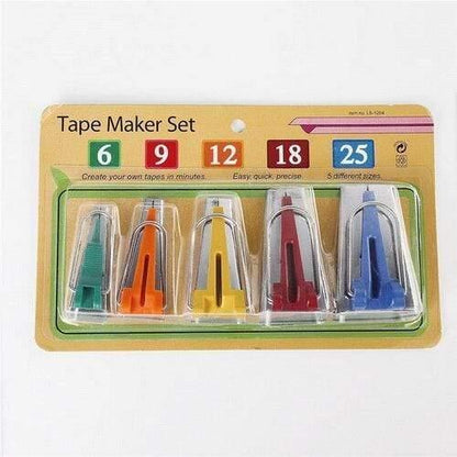 Avelena | 6,9,,12,18,25Mm Heimwerker Nähwerkzeuge Zubehör Werkzeugsets Patchwork Schrägbänder Maker Cutter Curl 5 Größen Set