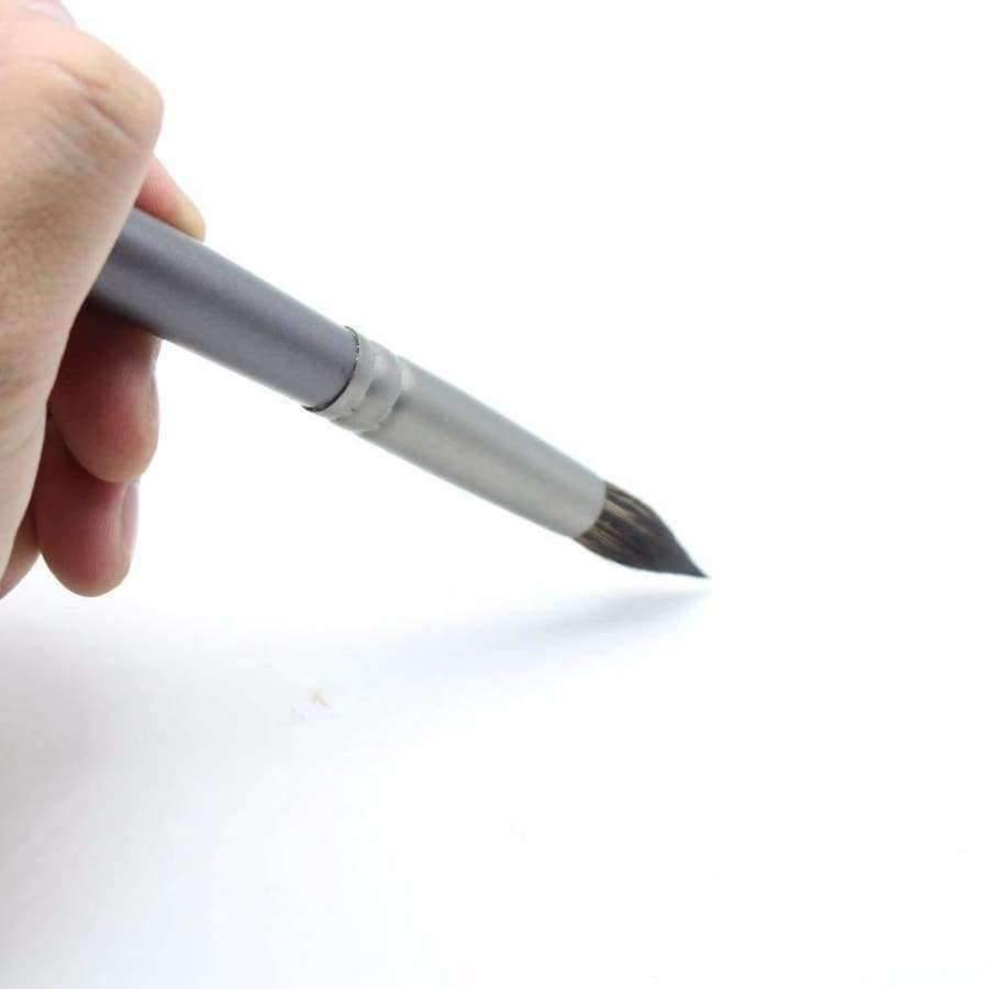 Avelena | 6 Stück Set Professionelle Eichhörnchenhaar Runde Spitze Künstlerpinsel Stift Kunstbedarf für Acryl Ölmalerei Kunstpinsel