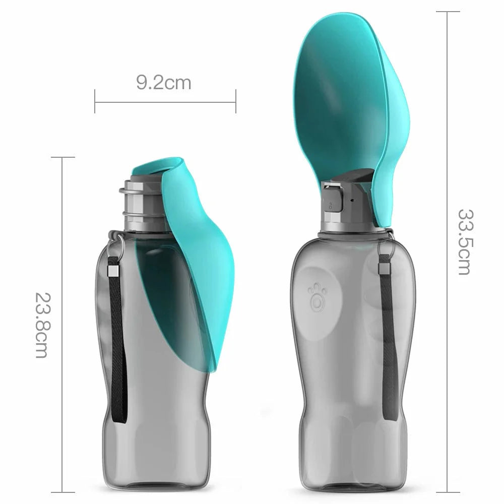 Avelena | 800Ml Tragbare Hundewasserflasche Für Große Hunde Haustier Outdoor Reise Wandern Gehen Faltbare Trinkschale Golden Retriever Zubehör